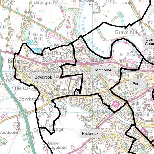 Bowbrook Ward Map